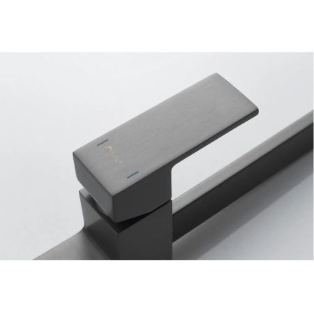 Смеситель для кухни Knotlor STABLE KN-21/GM на мойку вороненая сталь