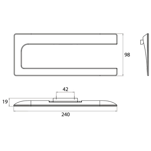 Полотенцедержатель Emco Art 1655 001 01 - фото 2