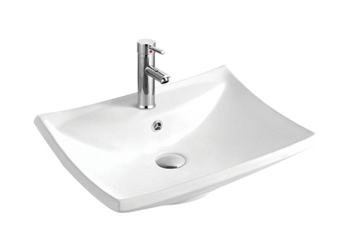 Раковина Aquatek 60 см AQ5518-00 накладная цвет белый