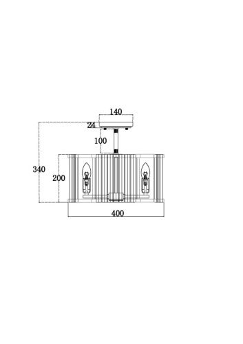 Светильник потолочный Maytoni Solar MOD087CL-04G - фото 5