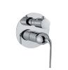Смеситель для ванны и душа Fiore Koko 87CR7561 встраиваемый в стену хром