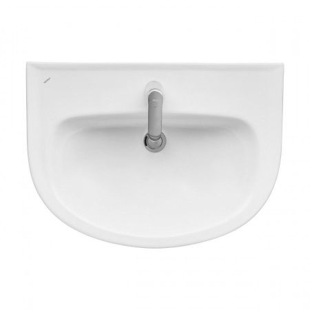 Раковина из сантехнического фарфора Santeri Прайм 131176S0011B0 70х50 подвесная цвет белый 1 отверстие под смеситель