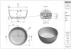 Ванна из искусственного камня Zenon Biwa 4000.000.000.000.31739 120х120 отдельностоящая круглая
