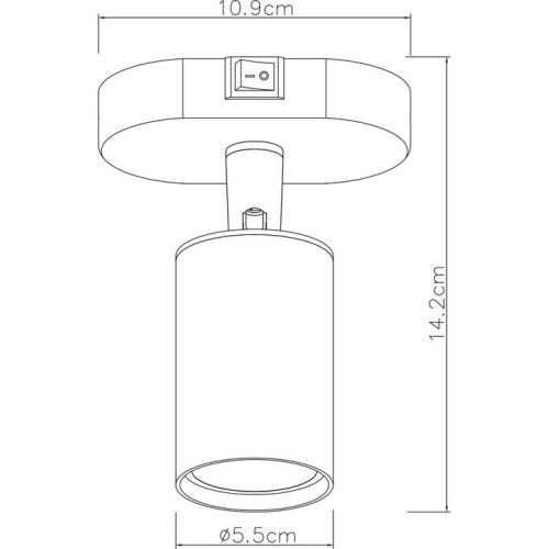 Спот Arte Lamp Aquarius (Акуариус) A3226AP-1WH - фото 3