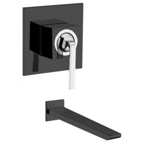 Смеситель для раковины Webert Wolo WO830607564 настенный черный - фото 2