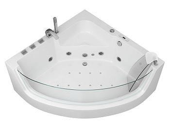 Ванна акриловая гидромассажная Grossman GR-13513 135х135 угловая четверть круга с ножками Ванна акриловая гидромассажная Grossman GR-13513 135х135 угловая четверть круга с ножками