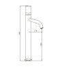 Смеситель BOCH MANN STELLA Stone XL BM9970 на раковину хром