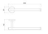Полотенцедержатель Aquatek Оберон AQ4219BG