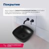 Раковина керамическая Aquanet Trend TREND-1-MB 40х40 накладная цвет черный без отверстий под смеситель
