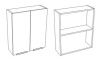Шкаф Corozo Алиот SD-00000606 60х70 подвесной цвет белый