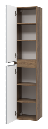 Шкаф-пенал Brevita Chester CHE-05035-4950По 40х170 подвесной цвет серый/коричневый