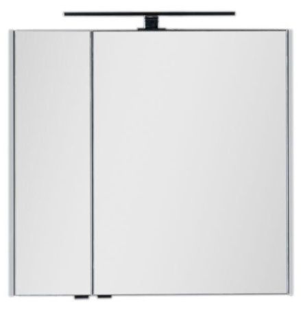 Зеркало-шкаф Aquanet Латина 00179635 80х17х75 подвесной цвет белый