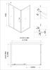 Душевой уголок Niagara Nova NG-62-11A-A100 110х100 стекло прозрачное профиль хром без поддона