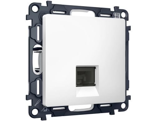 Комплект механизма компьютерной розетки RJ-45 экранированной с автоматической защитной шторкой Ambrella Volt MA MA132005 - фото 5
