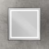 Зеркало с подсветкой BelBagno Kraft SPC-KRAFT-800-800-SENS-NERO 80х80 подвесное