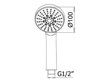 Душевая лейка Mamoli Shower Systems 3330001 цвет хром