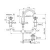 Смеситель Stella Eccelsa EC 00015 AU02 на раковину розовое золото