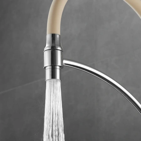 Смеситель для кухни Shevanik S743-2 на мойку хром