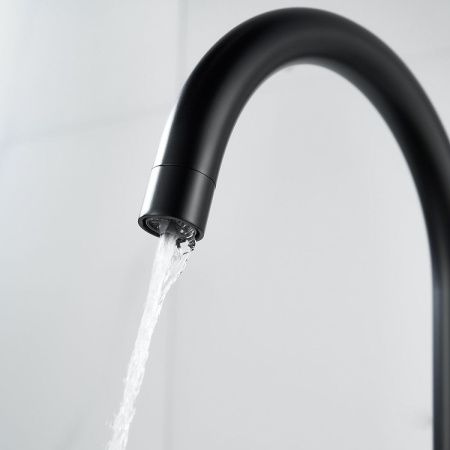 Смеситель для кухни Raffine F108H на мойку черный