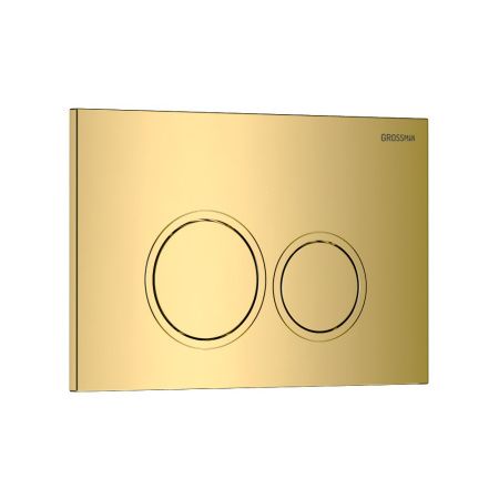 Клавиша смыва механическая Grossman Galaxy 700.K31.01.300.300 цвет золото