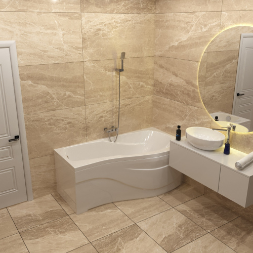 Ванна акриловая Timo VINO VINO1792R-KTVINO17-SPV1505-FPVINO17R-TPVINO17R 170х92 пристенная асимметричная с каркасом - фото 5 Ванна акриловая Timo VINO VINO1792R-KTVINO17-SPV1505-FPVINO17R-TPVINO17R 170х92 пристенная асимметричная с каркасом - фото 5