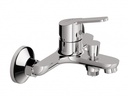 Смеситель для ванны и душа Dorff Norma D1010000 настенный хром без термостата - фото 2