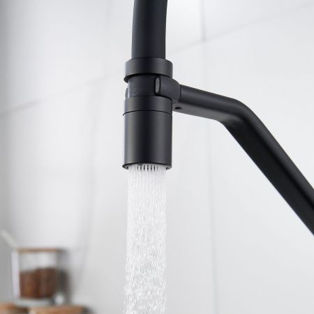 Смеситель для кухни Shevanik S343H-3 на мойку черный