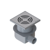 Душевой трап Boheme Smart Design 984-10-CR 10х10 хром