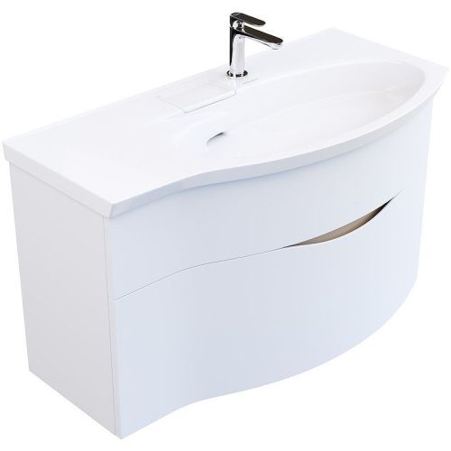 Тумба под раковину Kerama Marazzi AMAREMARE RV.100Rh\WHT.M 100х40 подвесная цвет белый - фото 2