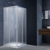 Душевой уголок Vincea Alpha VSS-3AL900MT 90х80 стекло текстурное профиль хром глянцевый без поддона