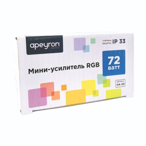 Мини-усилитель RGB Apeyron 45748 - фото 3