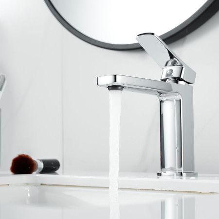 Смеситель Raffine F0199 на раковину хром