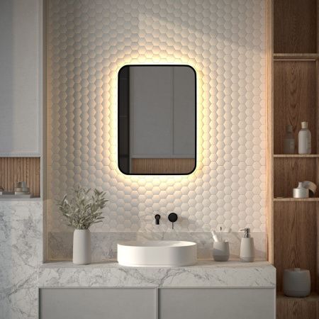 Зеркало с подсветкой Defesto AURA DF 2974 50х70 подвесное