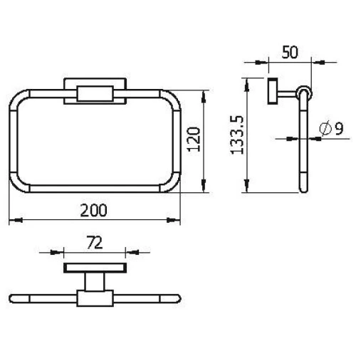 Полотенцедержатель Langberger ALSTER 10938A - фото 2 Полотенцедержатель Langberger ALSTER 10938A - фото 2