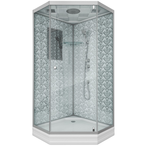 Душевая кабина Niagara Luxe 7701DW 90х90 трапеция