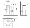 Пьедестал для раковины Jika Lyra 8192700000009