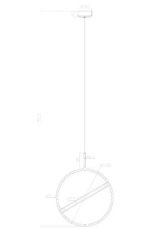 Светильник подвесной Arte Lamp Dolores (Долорес) A2565SP-1PB