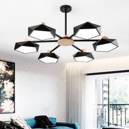 Люстра на штанге ImperiumLoft Geometric (Геометриц) 140731-26