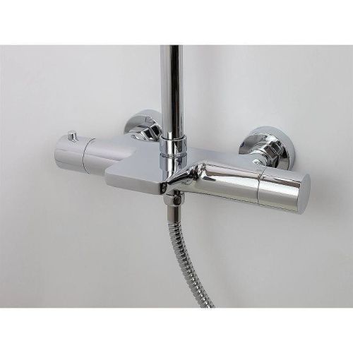 Душевая стойка Esko STT5054 настенная цвет хром с термостатом - фото 5