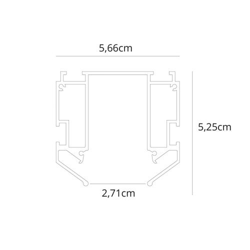 Профиль для накладного магнитного шинопровода Arte Lamp Linea-Accessories (Линеа-Аццессориес) A620205 - фото 2