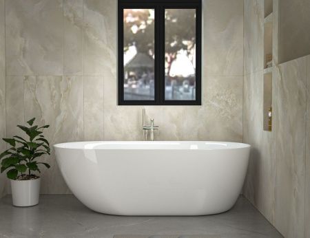 Ванна акриловая Cerutti SPA CT9900 150х75 отдельностоящая овальная с ножками