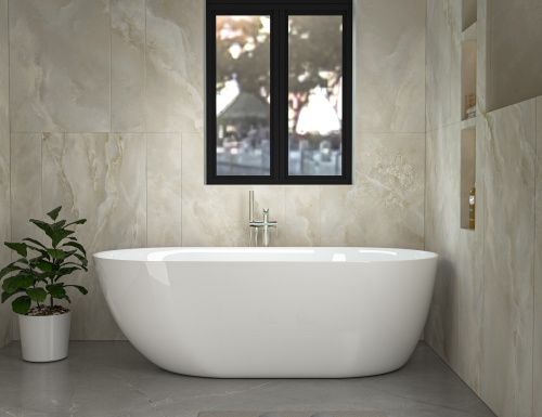Ванна акриловая Cerutti SPA CT9900 150х75 отдельностоящая овальная - фото 3