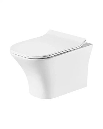 Унитаз подвесной Orange C02-100w белый с сиденьем микролифт каскадный смыв