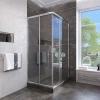 Душевой уголок Veconi Rovigo RV113-90-01-C4 90х90 стекло прозрачное профиль хром без поддона