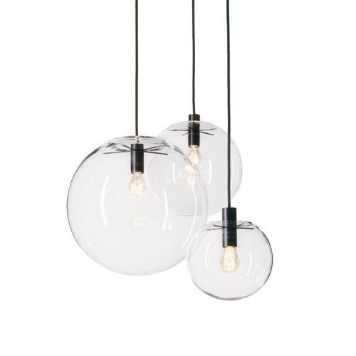 Светильник подвесной Delight Collection Ball (Балл) 8722P/XL black/clear - фото 2