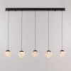 Светильник подвесной Delight Collection MD25030003-5B matt black/clear