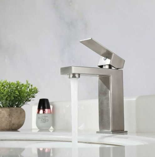 Смеситель Fashun A51102 на раковину сатин - фото 4