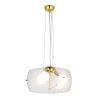 Светильник подвесной Lumina Deco Globo (Глобо) LDP 6018-500 PR+F.GD