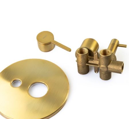 Смеситель Emmevi Filobrass 85029/ORS встраиваемый в стену золото