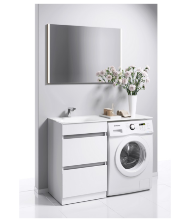 Тумба под раковину Aqwella Y FOR01052 50х50 напольная цвет белый